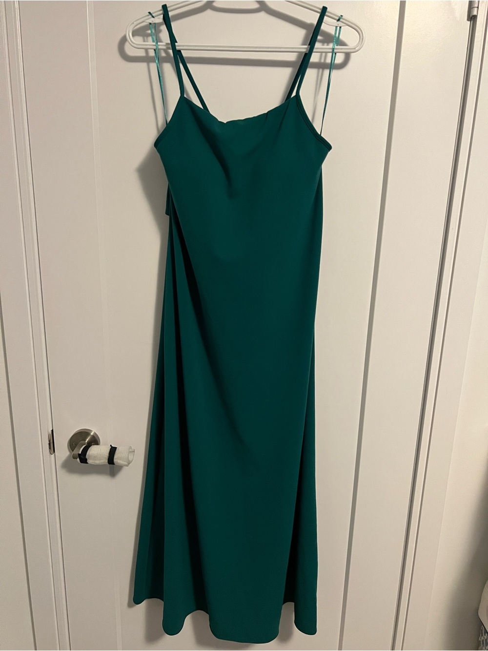 UNIQLO Emerald Green Dress with Tie-Back
